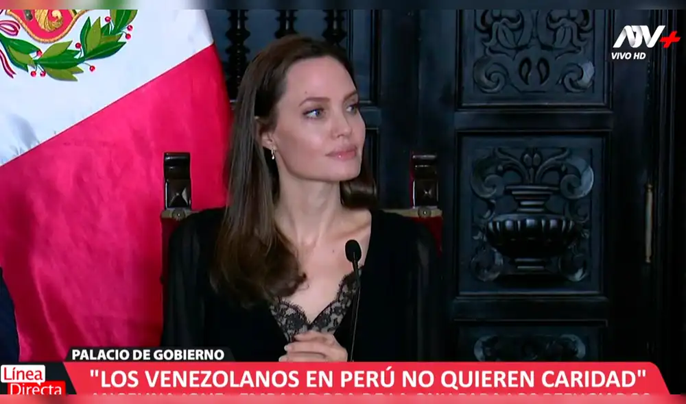 Angelina Jolie cautivó en Palacio, pero es víctima de desafortunado comentario en Latina