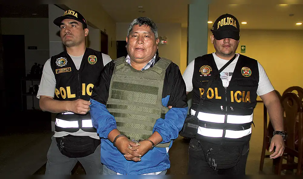 La policía atrapó a “Jarachupa”, el narco más buscado del Vraem