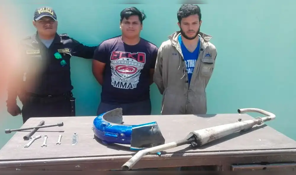 Piura: venezolano detenido por integrar banda de roba autopartes de mototaxis en Sullana