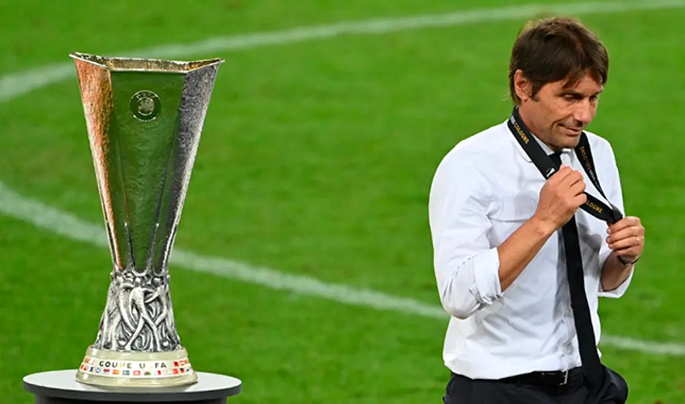 Este es el primer año de Antonio Conte como entrenador del Inter. Foto: AFP.