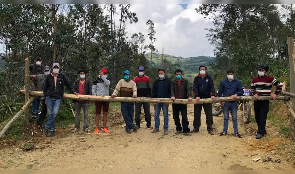 Ronderos impiden ingreso a Anguía Ronderos impiden ingreso a Anguía