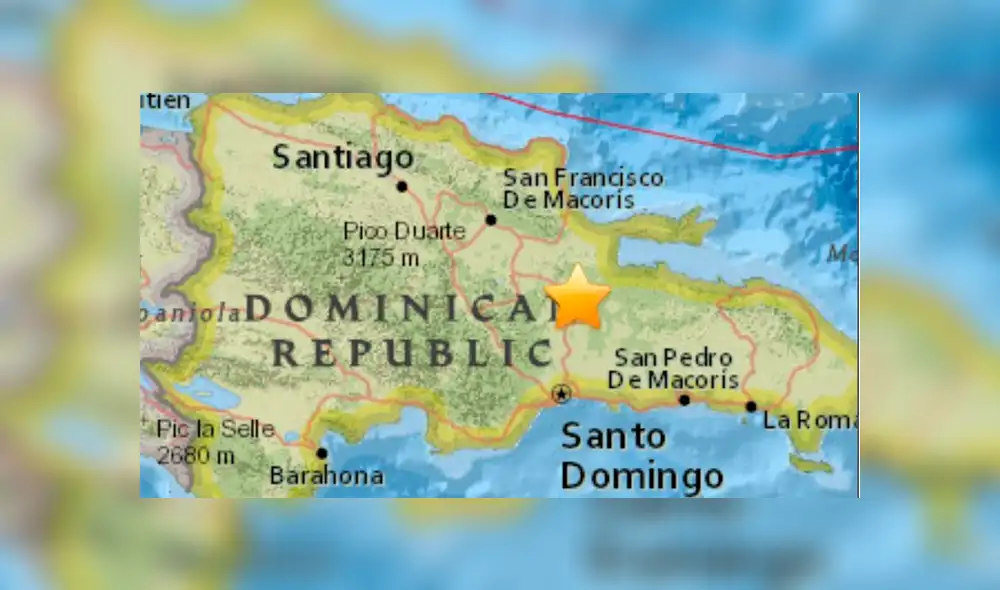 Sismo de 5,0 grados sacude República Dominicana