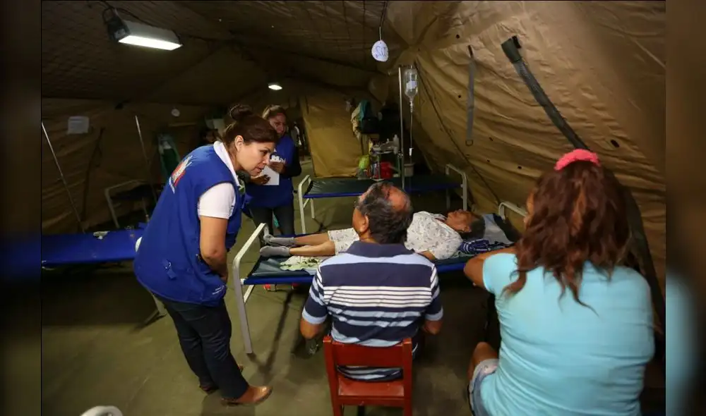  Denuncian falta de medicinas y uso de ambientes inadecuados en Hospital de Campaña de Huarmey 