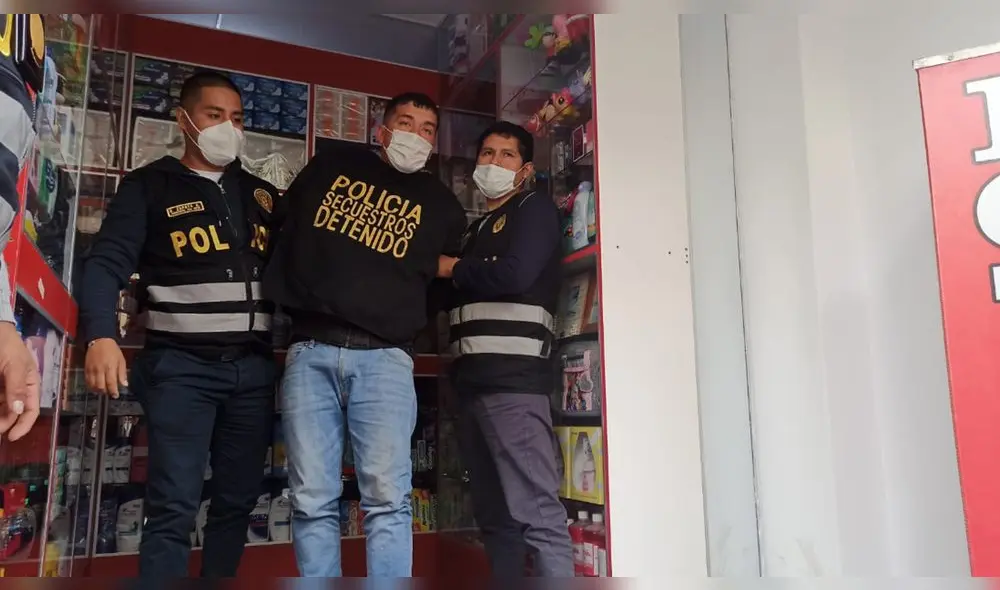 Seguimiento y captura de delincuentes estuvo a cargo de personal policial de la División de Secuestros. (Foto: Jéssica Merino / GLR - URPI)