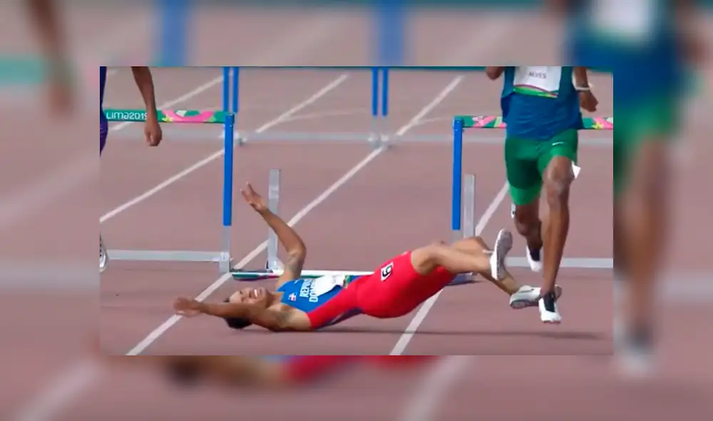 El dominicano sufrió la peor situación en la competencia. Créditos: Captura de video.