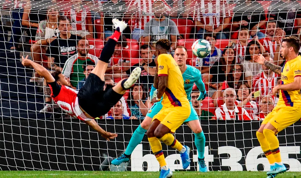 Barcelona vs. Athletic Club: Aritz Aduriz golazo Barcelona vs. Athletic Club: Aritz Aduriz golazo