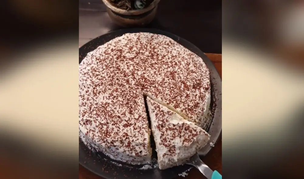 El cocinero asombró con su fácil método para hacer este popular y delicioso postre. Foto: TikTok