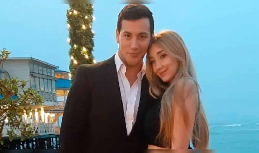 Angie Jibaja molesta con Jean Paul Santa María y Romina Gachoy. Foto: Instagram