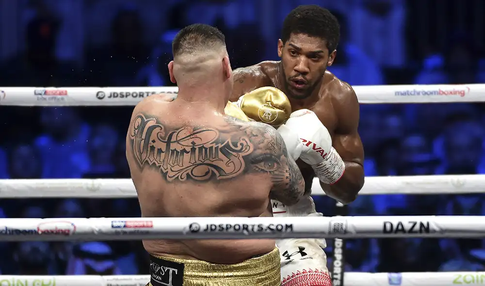 Anthony Joshua 2 derrotó por decisión unánime a Andy Ruiz Jr. Foto: AFP