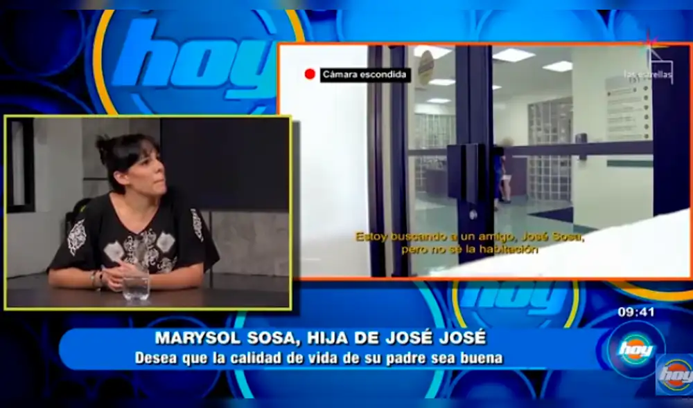 Hija de José José, Marysol Sosa, reveló por qué ya no visita a su padre