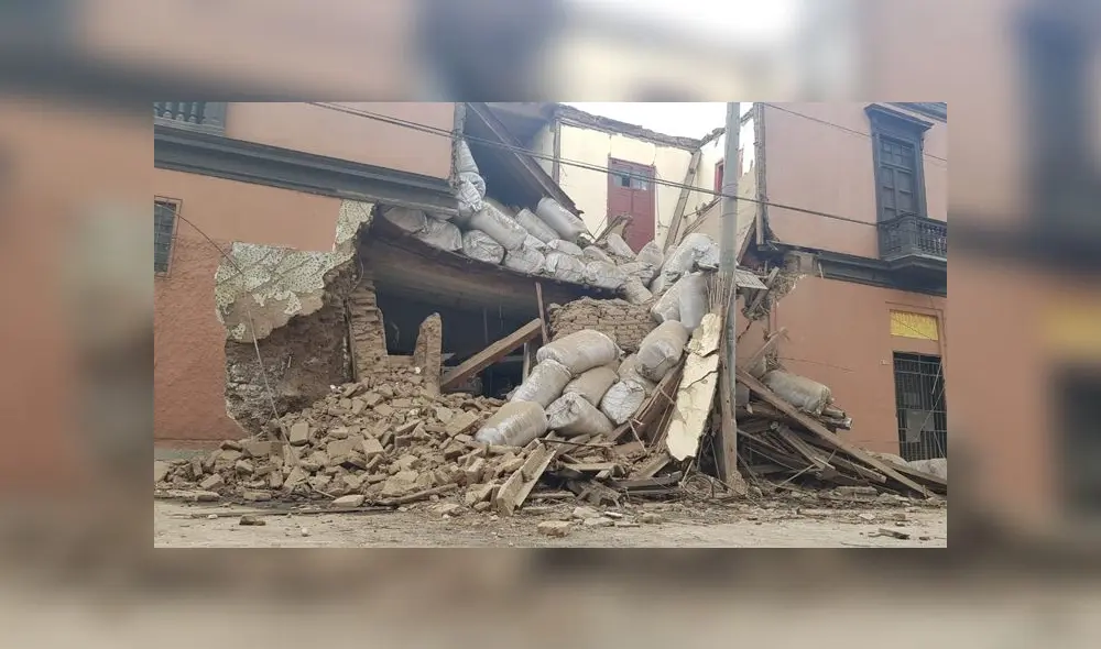 Derrumbe en Cercado de Lima