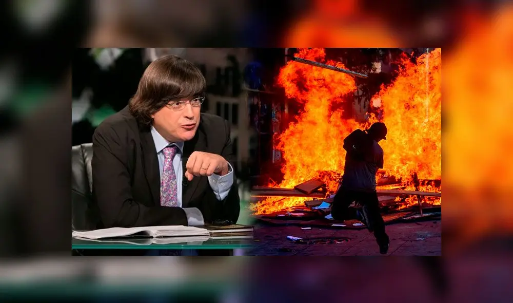 Jaime Bayly criticó la actitud de los manifestantes y la ola de violencia en las calles. Foto: composición Jaime Bayly criticó la actitud de los manifestantes y la ola de violencia en las calles. Foto: composición