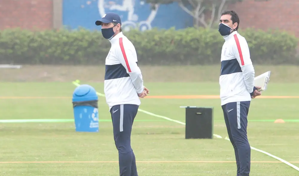 Mario Salas en los entrenamientos de Alianza Lima. | Foto: Prensa de Alianza Lima