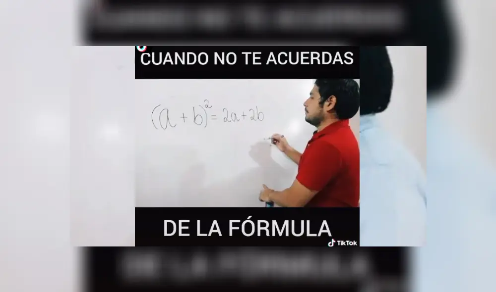 El docente ya tiene casi 50 000 seguidores en su cuenta de TikTok y señala que es una forma dinámica y amena de compartir los conocimientos matemáticos para los jóvenes. Fotocaptura: TikTok El docente ya tiene casi 50 000 seguidores en su cuenta de TikTok y señala que es una forma dinámica y amena de compartir los conocimientos matemáticos para los jóvenes. Fotocaptura: TikTok