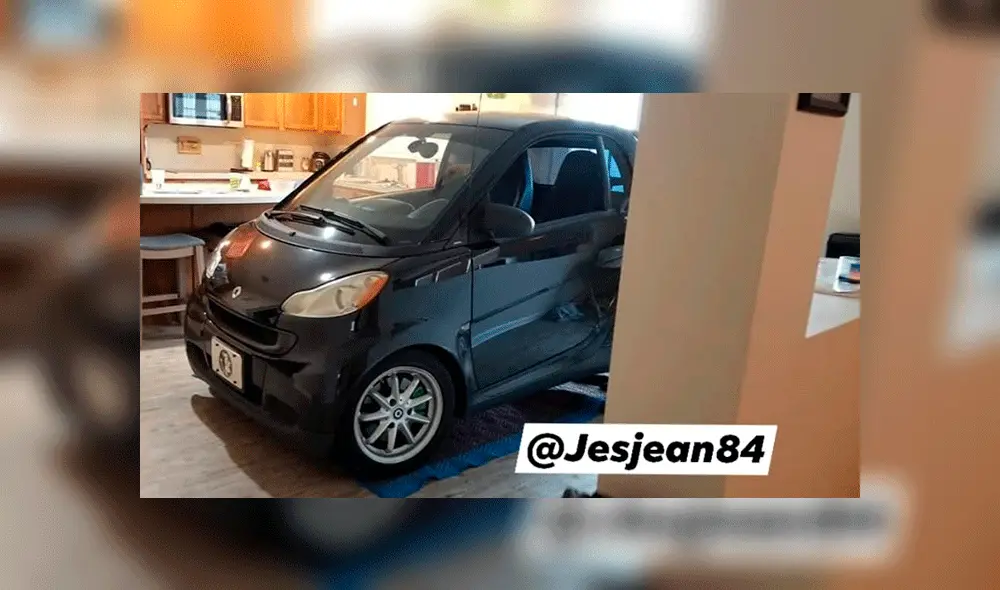 Jess Ica, esposa del dueño del auto, publicó las imágenes en su cuenta de Facebook. Foto: @jessjean84