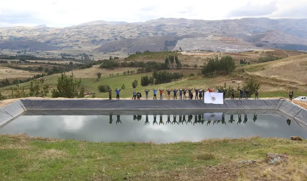 Estos reservorios también potenciaran la crianza de gallinas ponedoras. Foto Gore