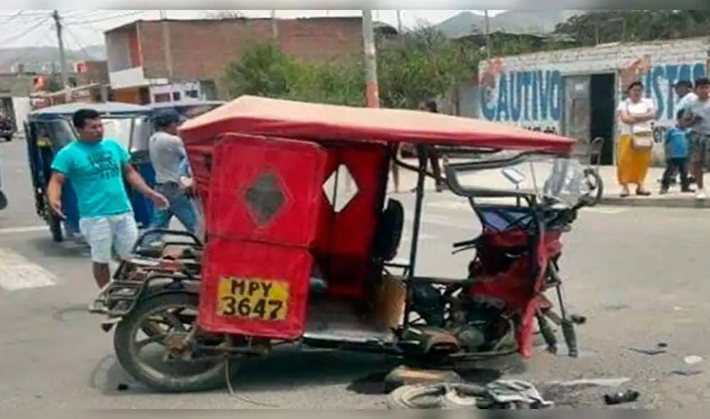 Áncash: menor salva de morir en accidente de tránsito