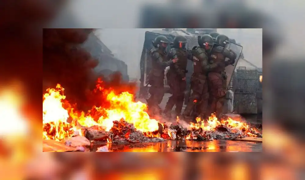 disturbios en Viña del Mar disturbios en Viña del Mar