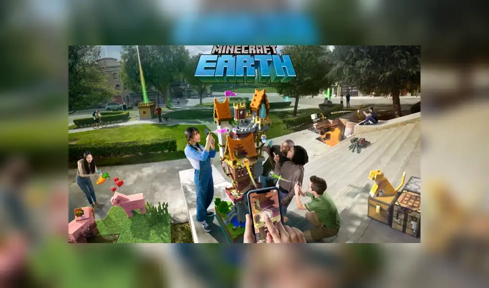 Minecraft Earth: El nuevo 'Pokémon GO' que permite construir en la vida real [VIDEO]