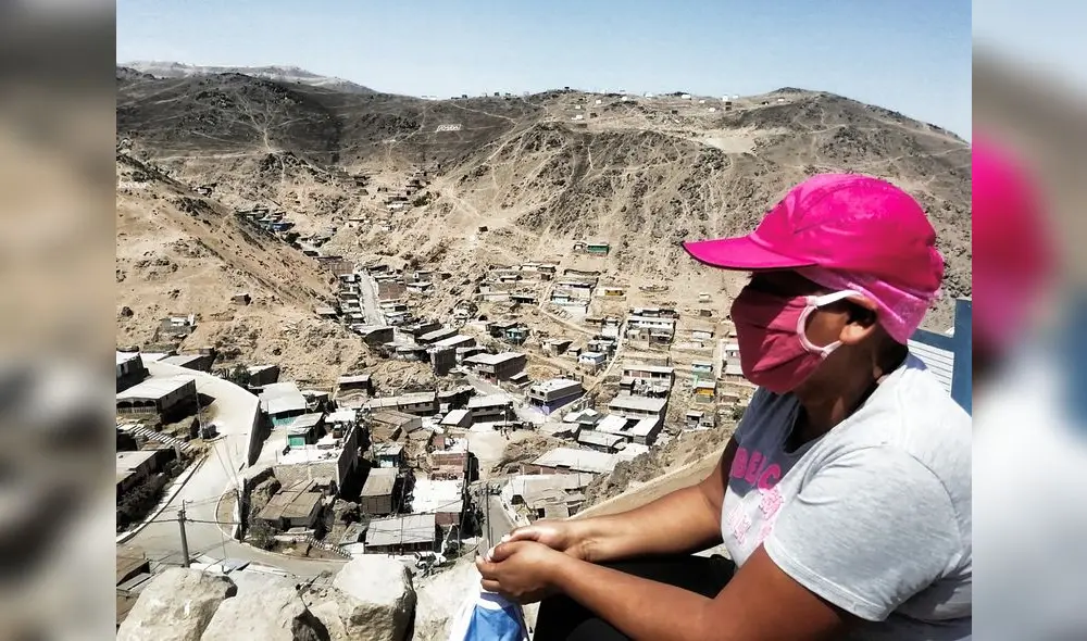 La Agrupación Familiar Virgen del Carmen registra unos 600 moradores. Foto: Luis Paucar.