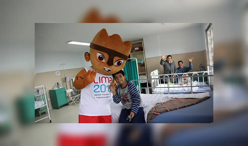 Milko llevó alegría a los niños del hospital Rebagliati. Milko llevó alegría a los niños del hospital Rebagliati.