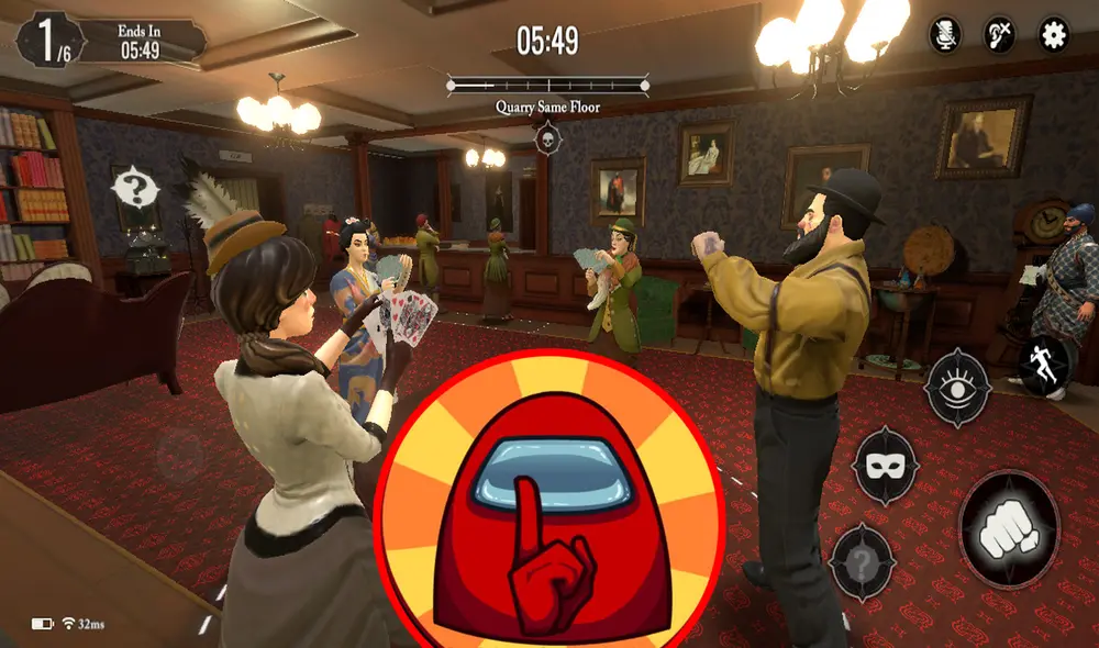 Murderous Pursuits es similar a Among Us, ya que debes hallar a un 'impostor'. Foto: Blazing Griffin