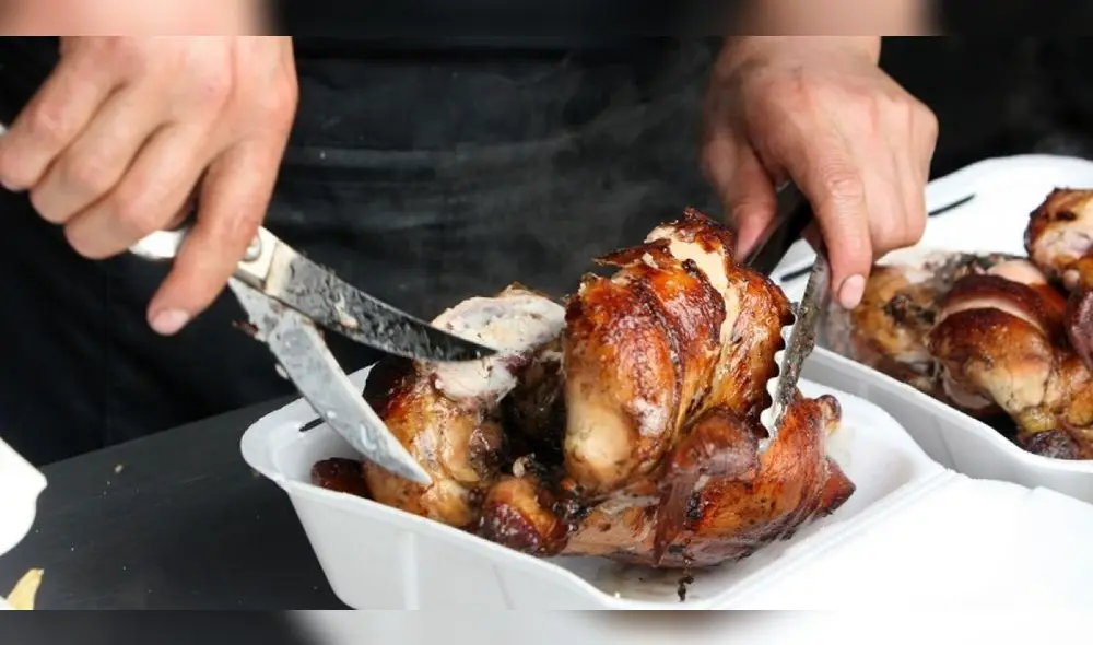 En redes sociales, diversos negocios ofrecen platos de pollo a la brasa pese a no contar con garantías sanitarias del Estado. Foto: Referencial