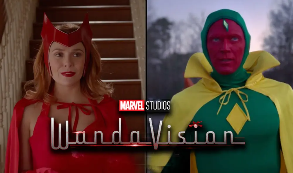 Elizabeth Olsen y Paul Bettany protagonizan WandaVision, la nueva serie de Disney Plus. Foto: Marvel Studios/composición