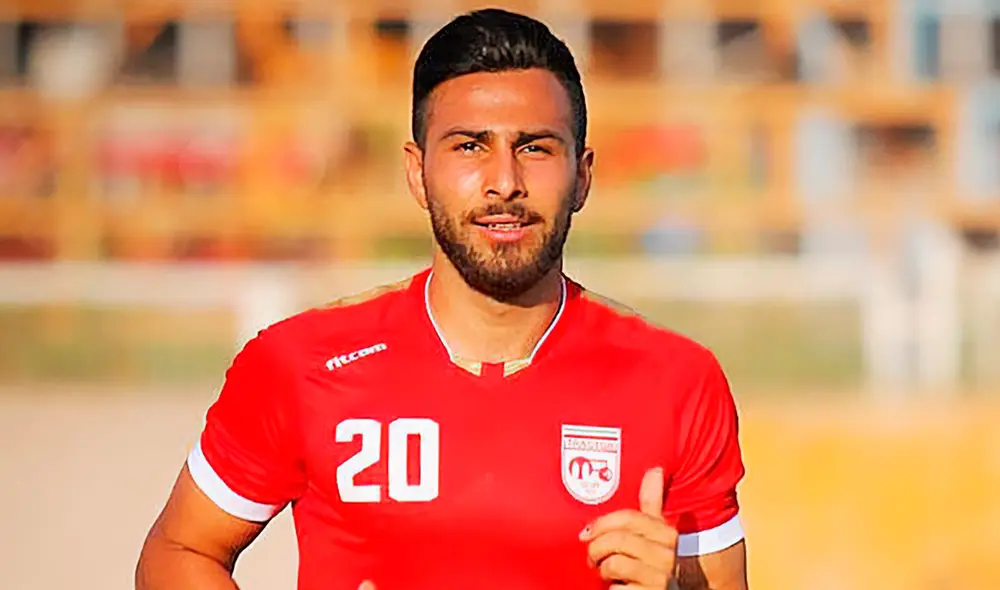 Amir Nasr-Azadani es un futbolista profesional iraní de 26 años y que juega en la liga de su país. Foto: FIFPRO Amir Nasr-Azadani es un futbolista profesional iraní de 26 años y que juega en la liga de su país. Foto: FIFPRO