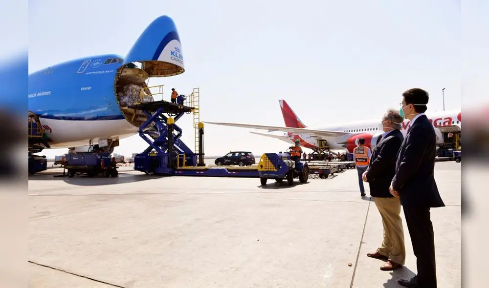 Cancillería recibió la donación de la República Popular de China. Foto: Cancillería.