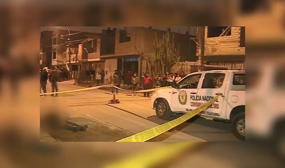 No se pudo conocer identidad de occiso debido a que no portaba documentos cuando fue atacado. (Foto: Captura de video / América Televisión) No se pudo conocer identidad de occiso debido a que no portaba documentos cuando fue atacado. (Foto: Captura de video / América Televisión)