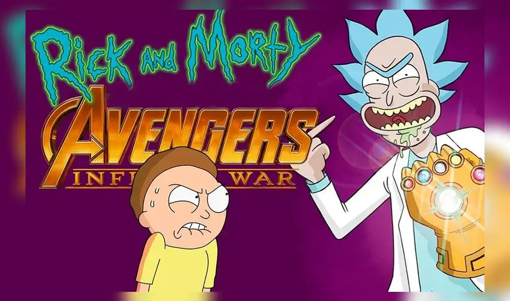 Rick y Morty invadieron el Universo Cinematográfico de Marvel. Rick y Morty invadieron el Universo Cinematográfico de Marvel.