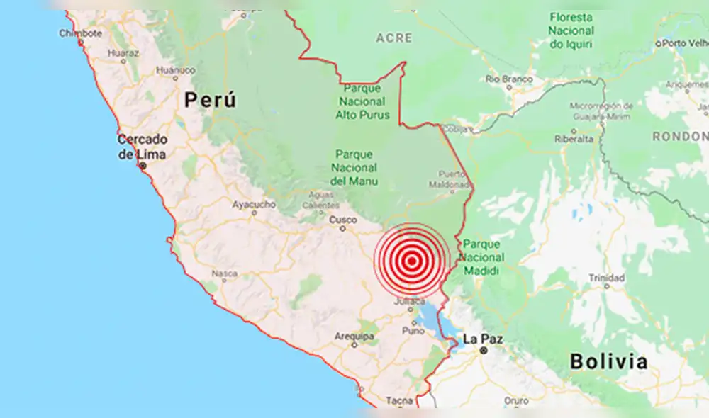 Fuerte sismo de 7.0 sacudió Puno esta madrugada