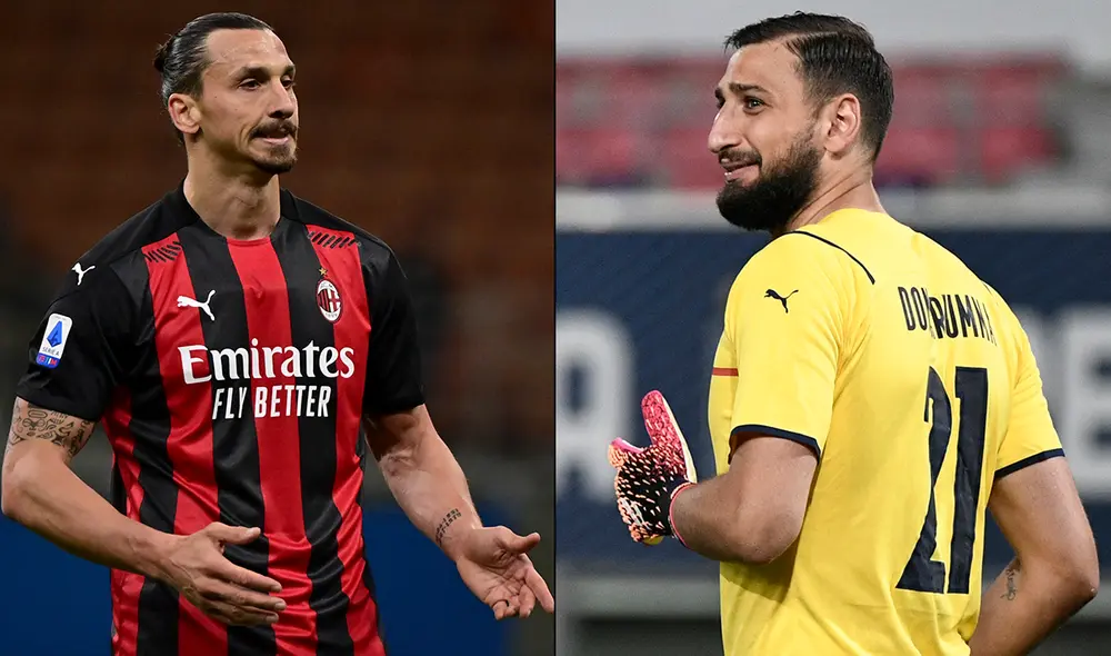 Zlatan Ibrahimovic le envió un mensaje a 'Gigio' Donnarumma sobre su situación en el Milan. Foto: FAP/composición Zlatan Ibrahimovic le envió un mensaje a 'Gigio' Donnarumma sobre su situación en el Milan. Foto: FAP/composición