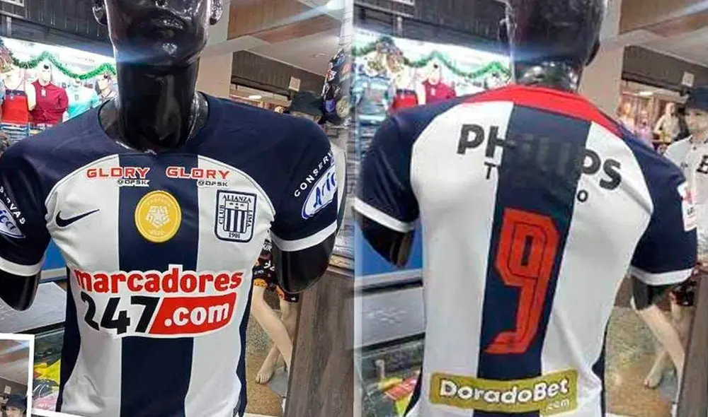 La camiseta 'bamba' de Alianza Lima ya estaba a la venta antes de que se anuncie la nueva indumentaria. Foto: composición LR/difusión