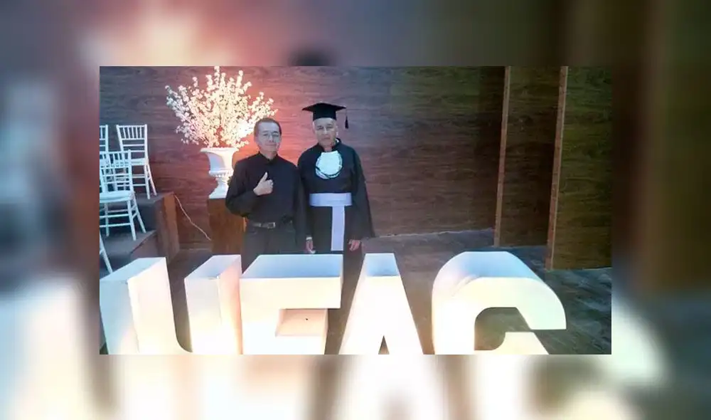 Elias Moreira de Araújo logró terminar su carrera de Filosofía a las 63 años. Foto: archivo personal Elias Moreira de Araújo logró terminar su carrera de Filosofía a las 63 años. Foto: archivo personal