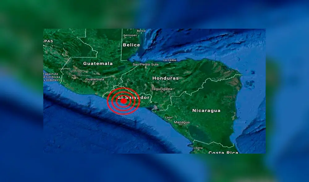 Fuerte sismo de magnitud 6.1 sacude costas de El Salvador Fuerte sismo de magnitud 6.1 sacude costas de El Salvador