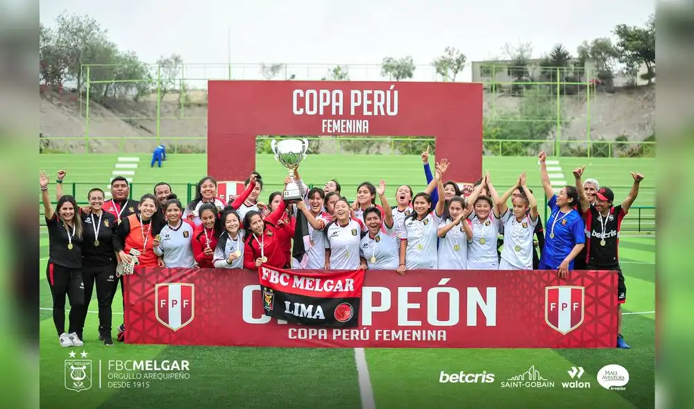 FBC Melgar se corona campeón de la Copa Perú femenino 2022. Foto: La República.