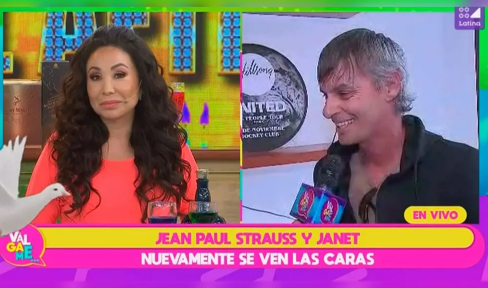 Janet Barboza y Jean Paul Strauss