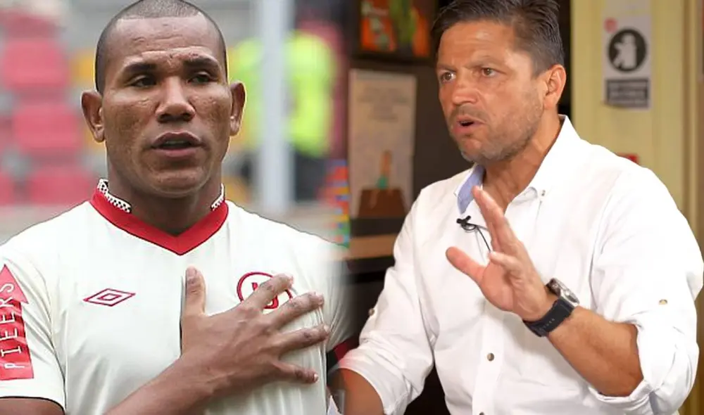 El exjugador quiso pegarle a Pedro García, periodista deportivo. Foto: composición LR/Universitario de Deportes