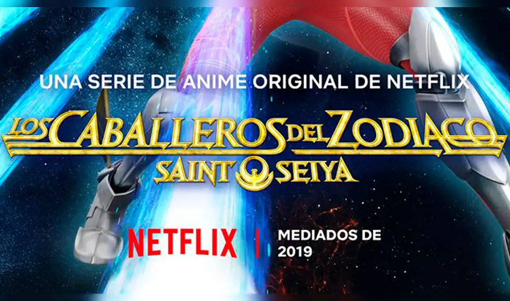 Netflix: Revelan póster de la nueva serie de Saint Seiya para la plataforma