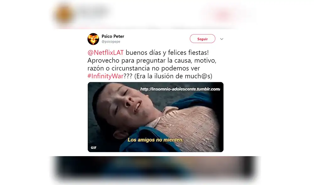 Netflix anunció a Infinity War para su servicio, pero amarga verdad fue revelada