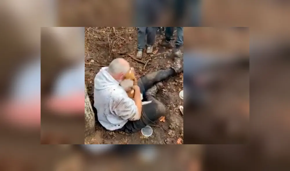 El hombre jamás imaginó que encontraría a su perra enterrada en un profundo hoyo después que esta se perdiera durante un paseo. La emotiva escena se ha hecho viral en Facebook