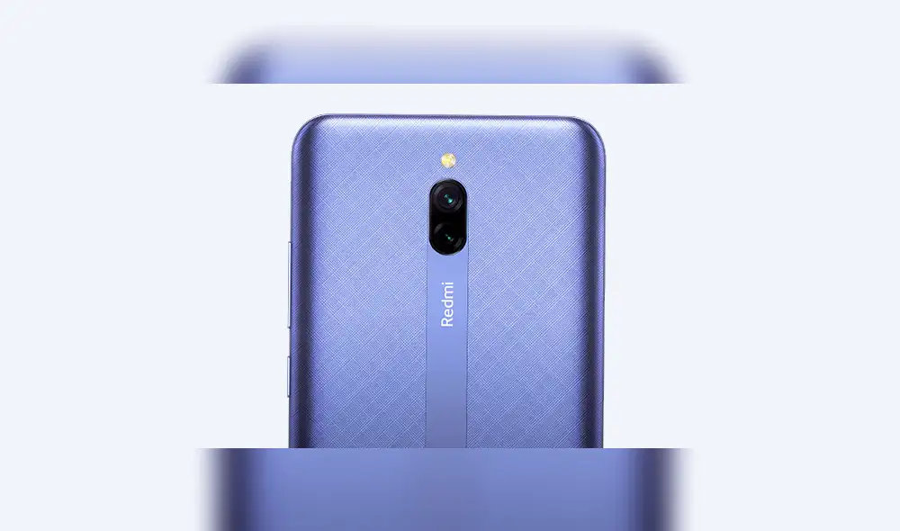 La cámara trasera dual de 13 MP + 2 MP del Redmi 8A Pro. La cámara trasera dual de 13 MP + 2 MP del Redmi 8A Pro.