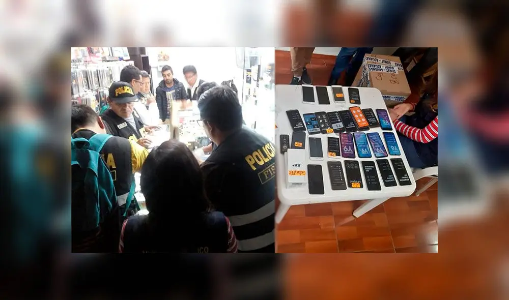 Comerciante vendía los equipos en su stand en la galería Nuevo Mundo, conocido como “La Muela”. Comerciante vendía los equipos en su stand en la galería Nuevo Mundo, conocido como “La Muela”.