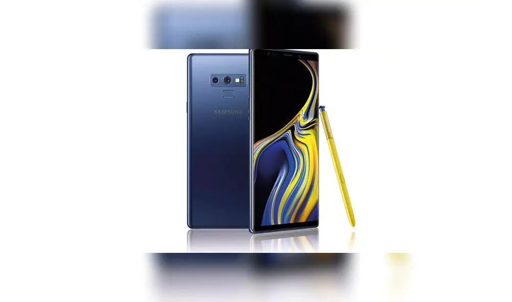 Samsung Galaxy Note 9 se encuentra en el cuarto lugar.