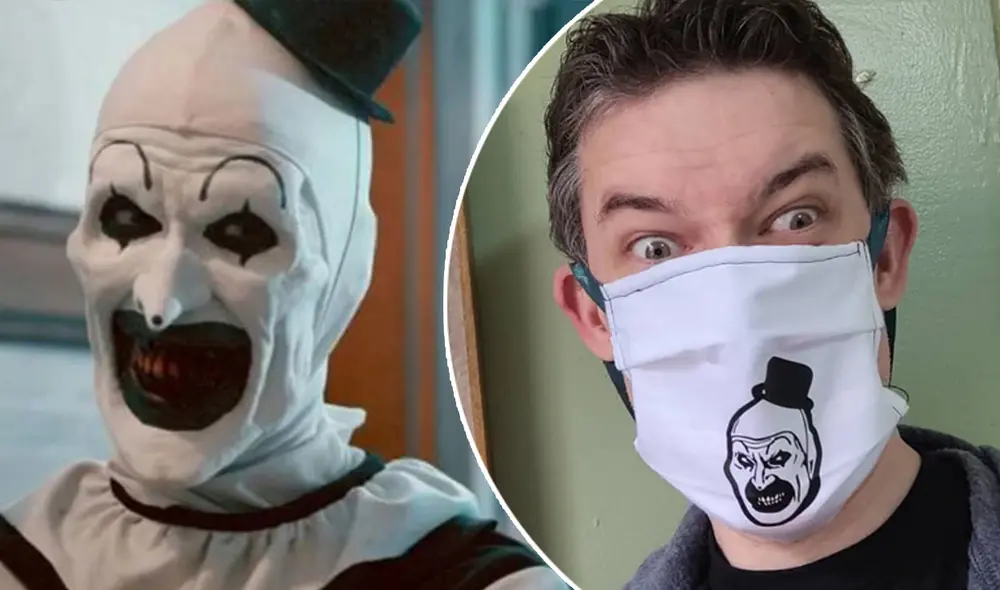 El actor David Howard Thornton da vida a Art the clown. Foto: David Howard Thornton/Instagram