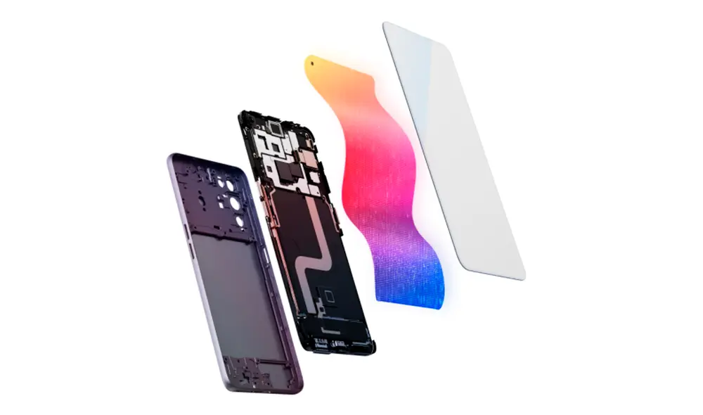 Tecnología de pantalla flexible AMOLED. | Foto: Realme Tecnología de pantalla flexible AMOLED. | Foto: Realme