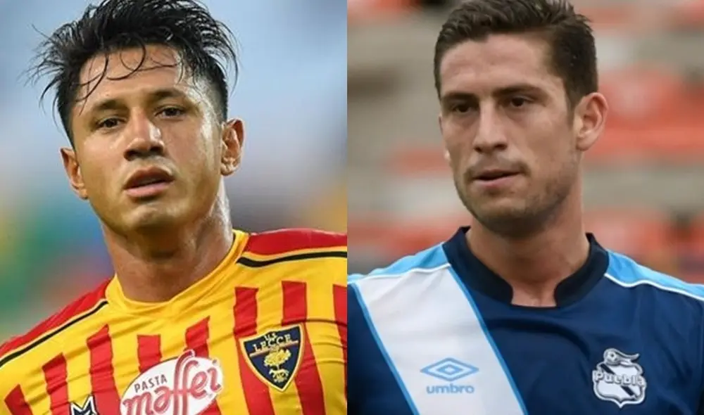 Gianluca Lapadula y Santiago Ormeño se encuentran en el radar de la selección peruana. Foto: Lecce-Puebla.