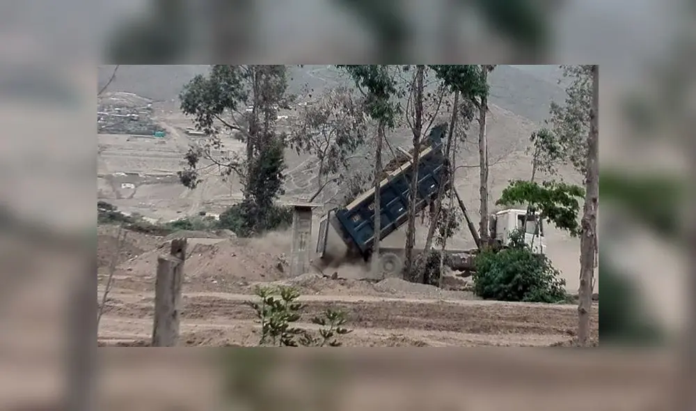 Pachacámac: arrojan desmonte y basura en ribera de río Lurín [FOTOS]
